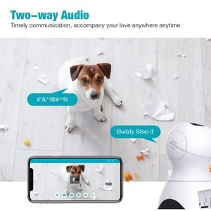 VIMTAG Pet Camera, 2.5K/4MP Pet Cam, 360° Pan/Tilt View Angel with Two Way Audio